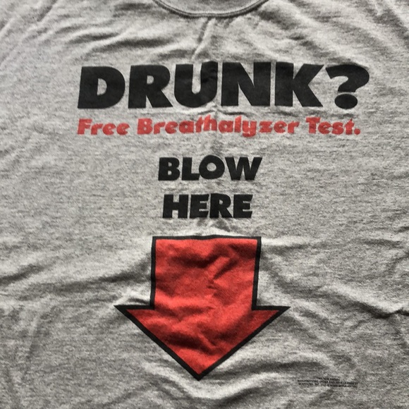 Gray men’s humorous t shirt size XL - Picture 2 of 6